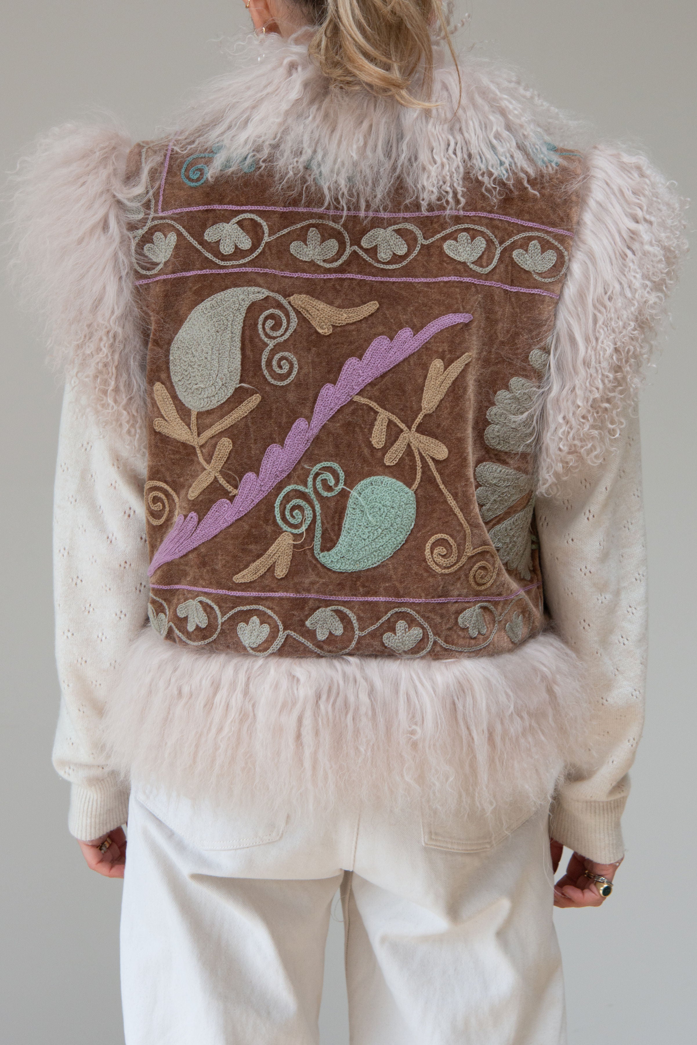 CHELA VELVET REVERSIBLE GILET - VELVET UNO