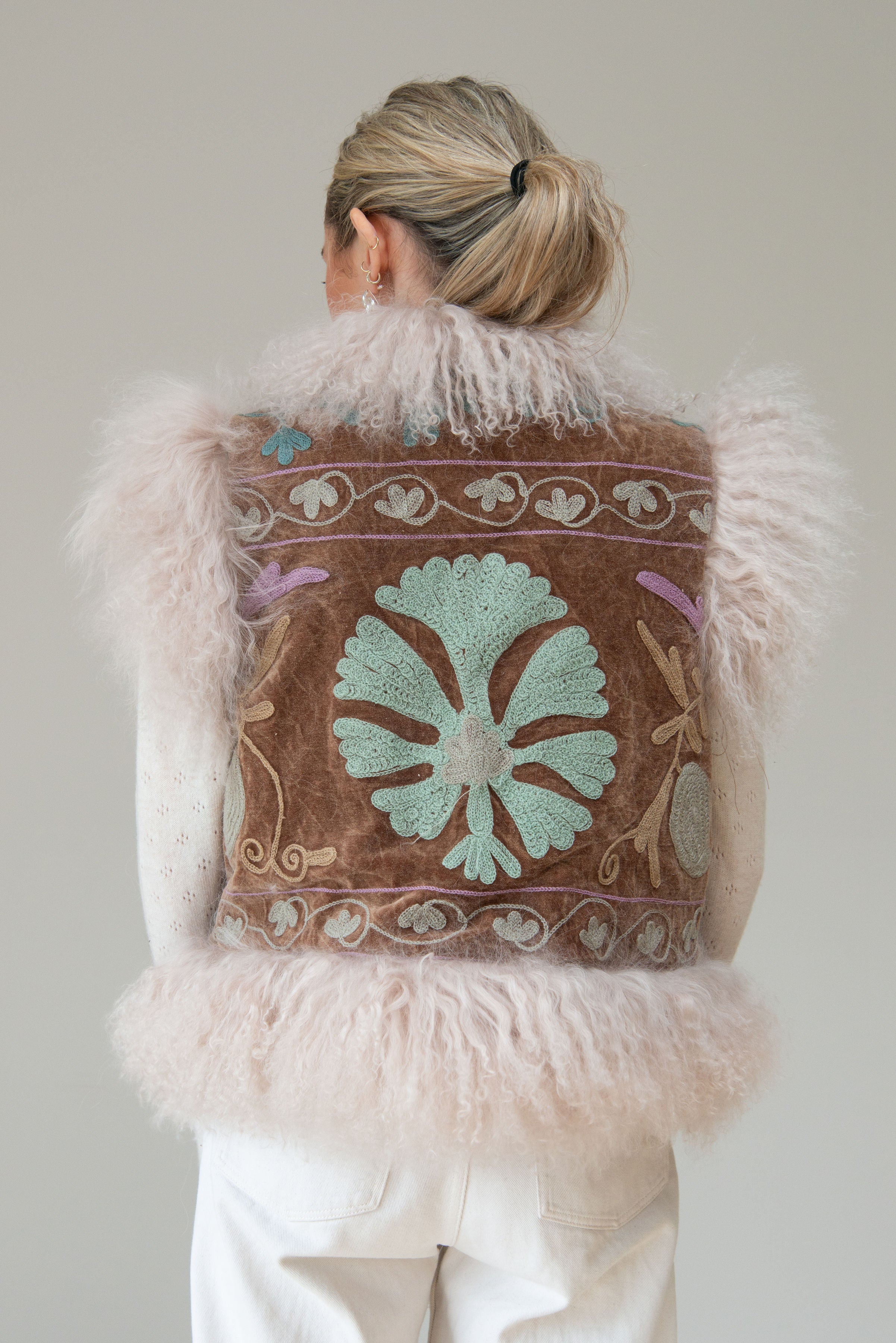 CHELA VELVET REVERSIBLE GILET - VELVET UNO