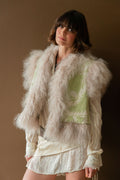 CALLA REVERSIBLE GILET - PISTACHIO