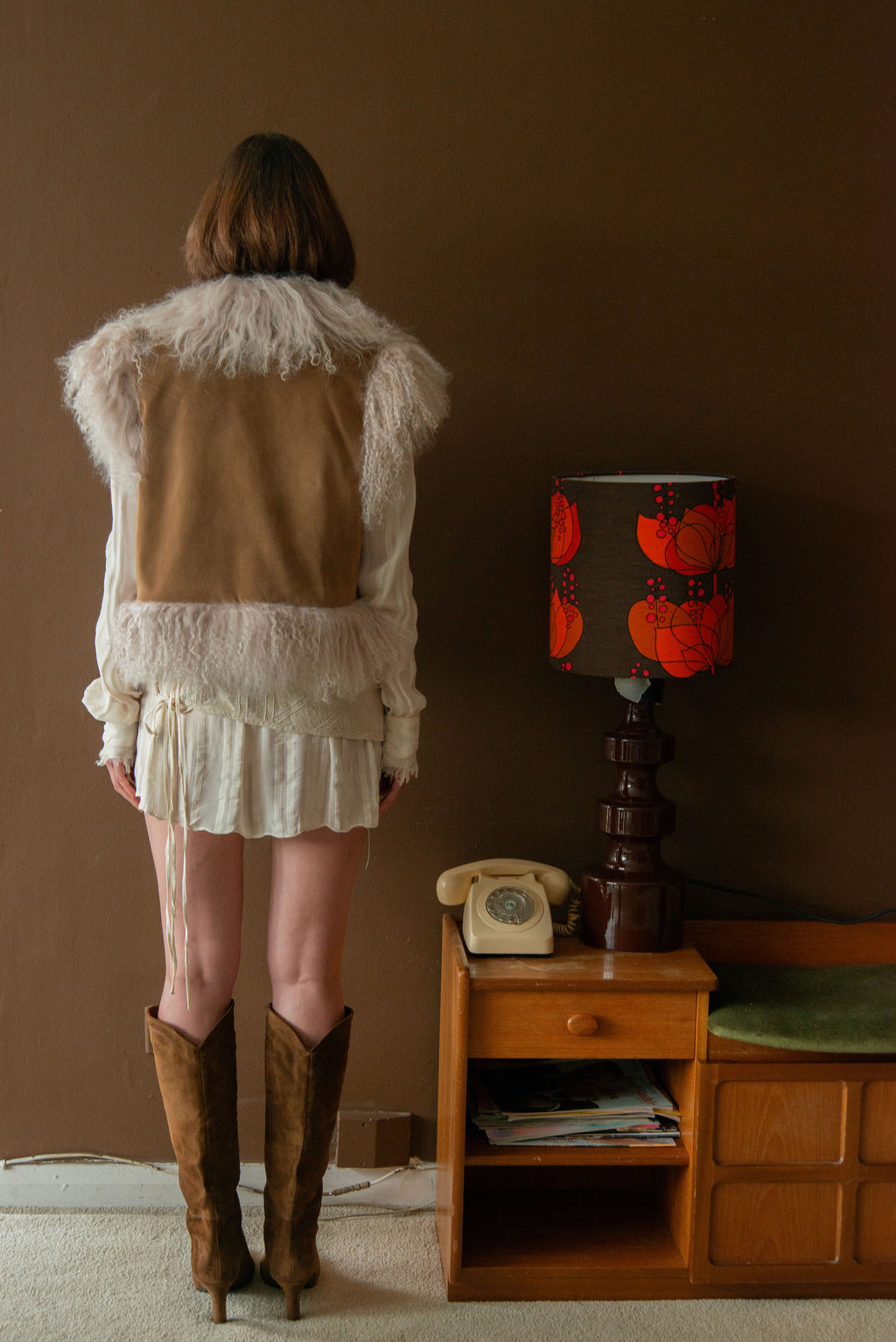 CALLA REVERSIBLE GILET - MULTI GREENS Regular price